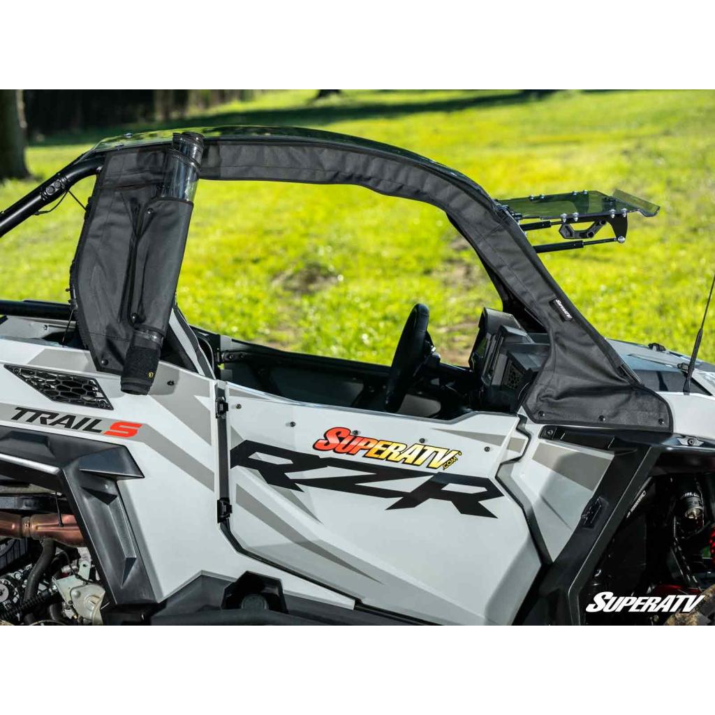 SuperATV Polaris RZR Trail 900 Primal Soft Cab Enclosure Upper Doors - MojoMotoSport.com