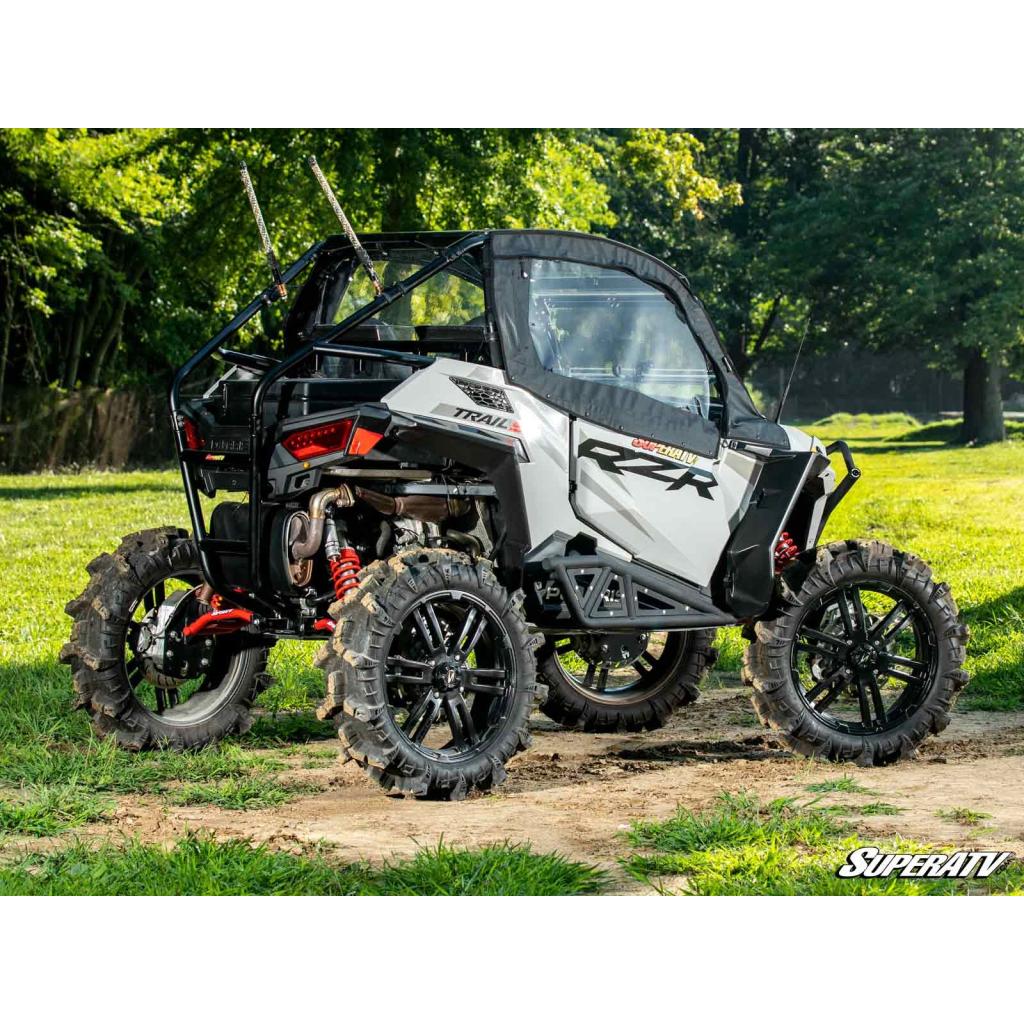 SuperATV Polaris RZR Trail 900 Primal Soft Cab Enclosure Upper Doors - MojoMotoSport.com