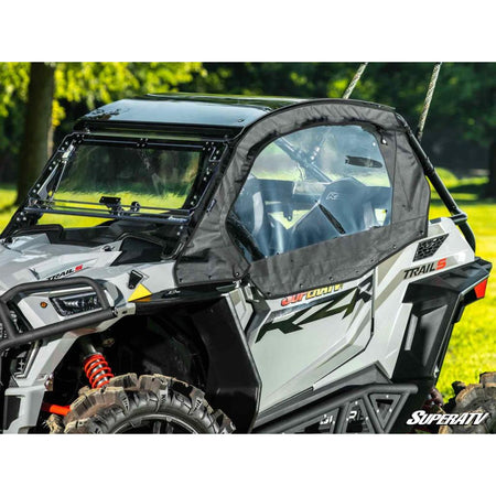 SuperATV Polaris RZR Trail 900 Primal Soft Cab Enclosure Upper Doors - MojoMotoSport.com