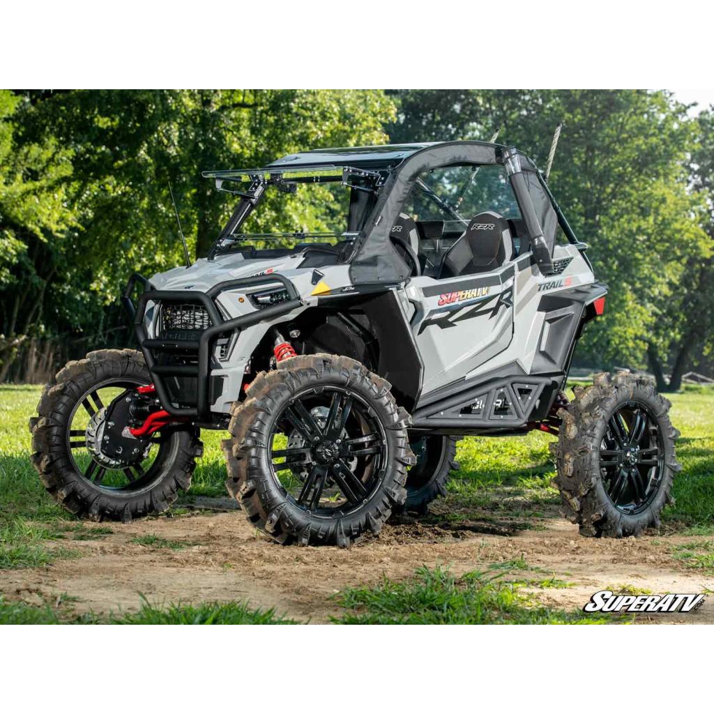 SuperATV Polaris RZR Trail 900 Primal Soft Cab Enclosure Upper Doors - MojoMotoSport.com