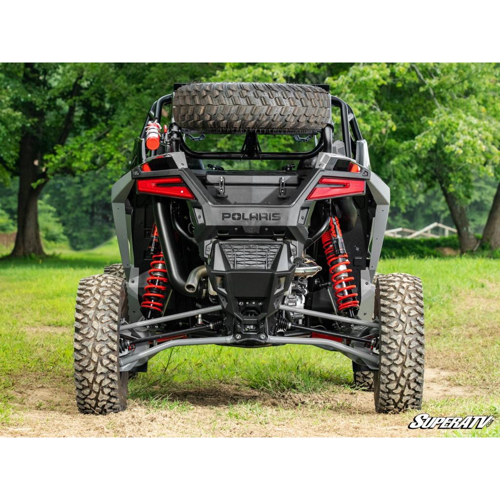 SuperATV Polaris RZR Turbo R Spare Tire Carrier - MojoMotoSport.com