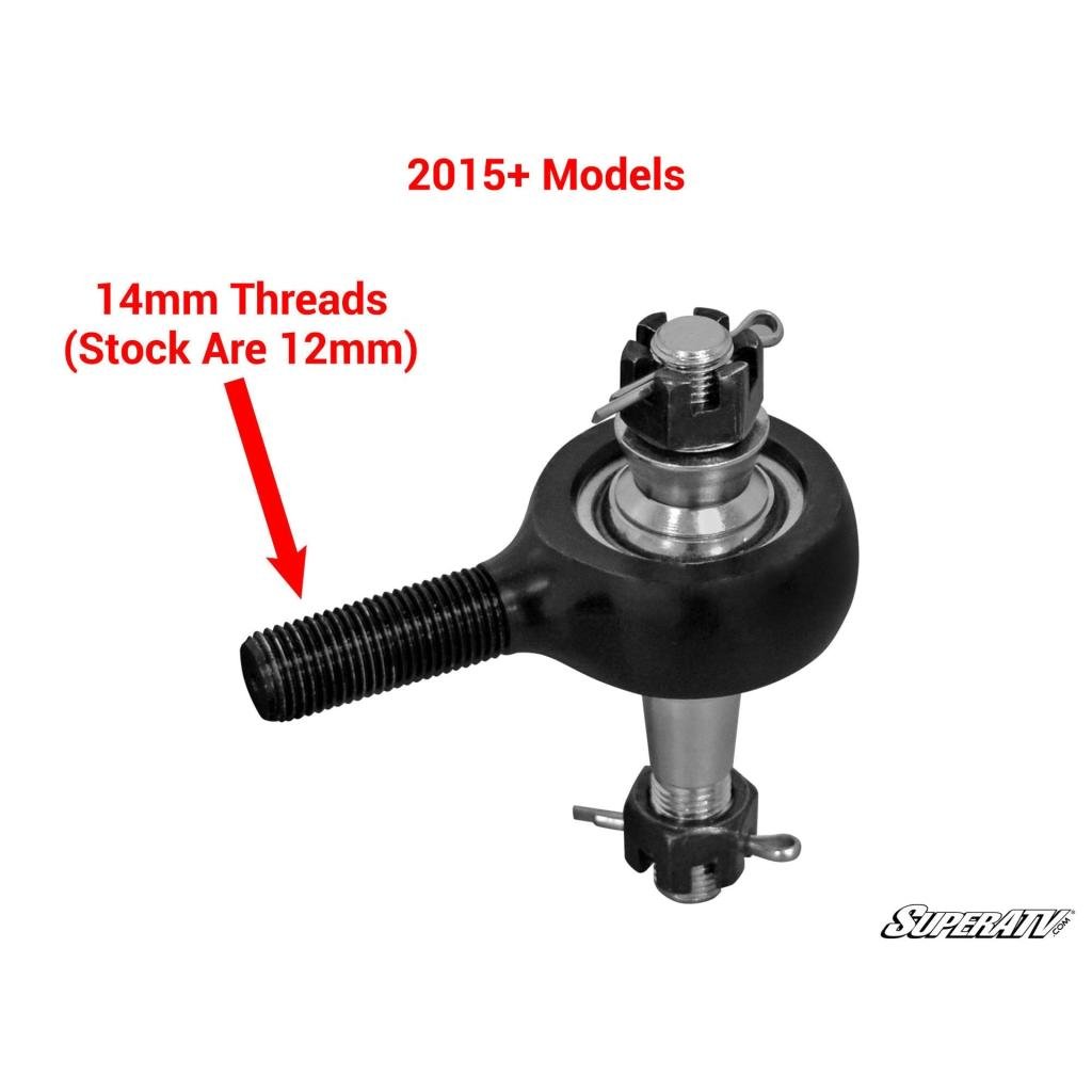 SuperATV Polaris RZR XP 1000 Heavy - Duty Swaged Tie Rod Kit - MojoMotoSport.com