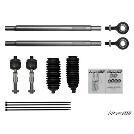 SuperATV Polaris RZR XP 1000 Heavy - Duty Swaged Tie Rod Kit - MojoMotoSport.com