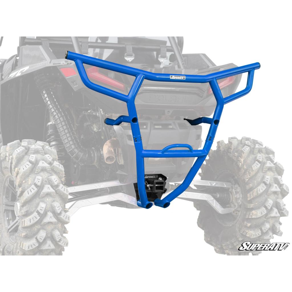 SuperATV Polaris RZR XP 1000 Rear Bumper with Receiver Hitch - MojoMotoSport.com
