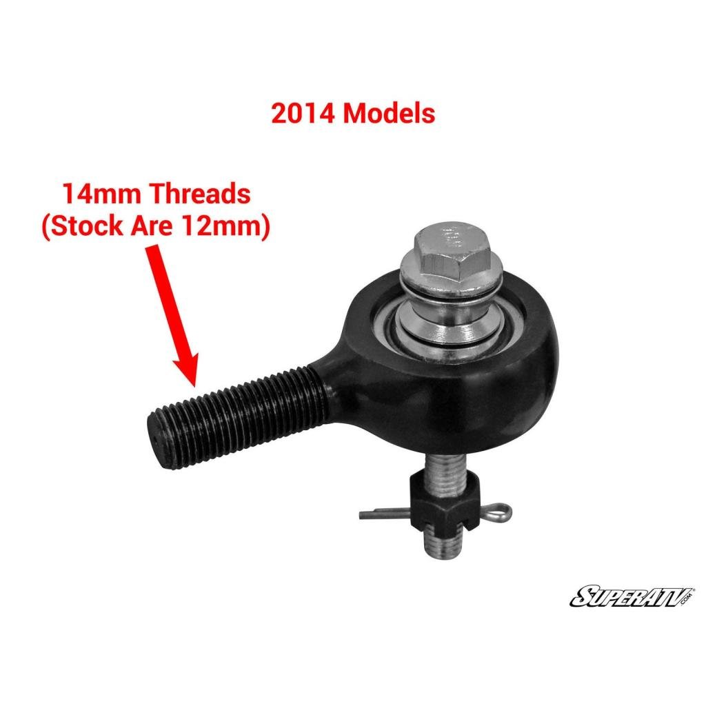 SuperATV Polaris RZR XP 1000 Z - Bend Tie Rod Kit - Replacement for SuperATV Lift Kits - MojoMotoSport.com