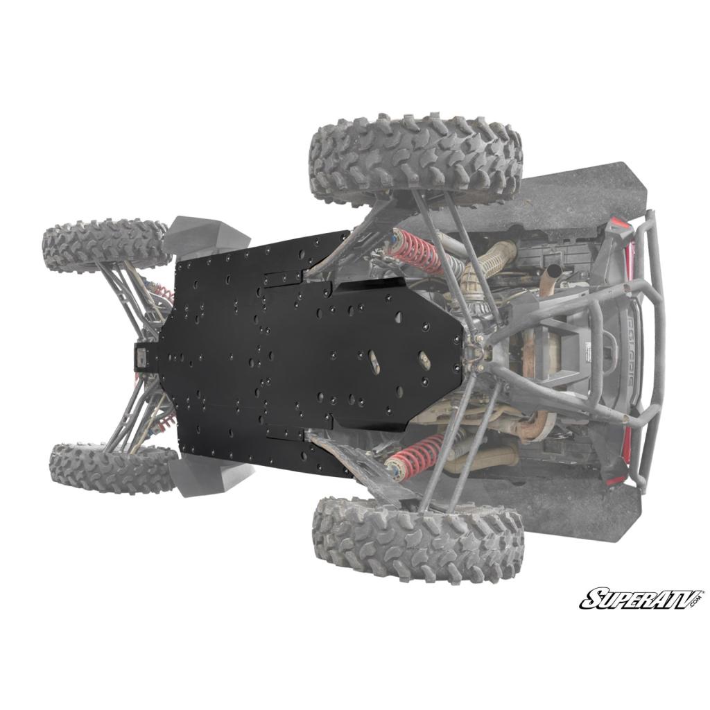 SuperATV Polaris RZR XP 4 Turbo S Full Skid Plate - MojoMotoSport.com