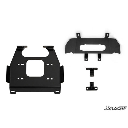 SuperATV Polaris RZR XP Turbo 2019+ 4500lb Winch & Mount - MojoMotoSport.com