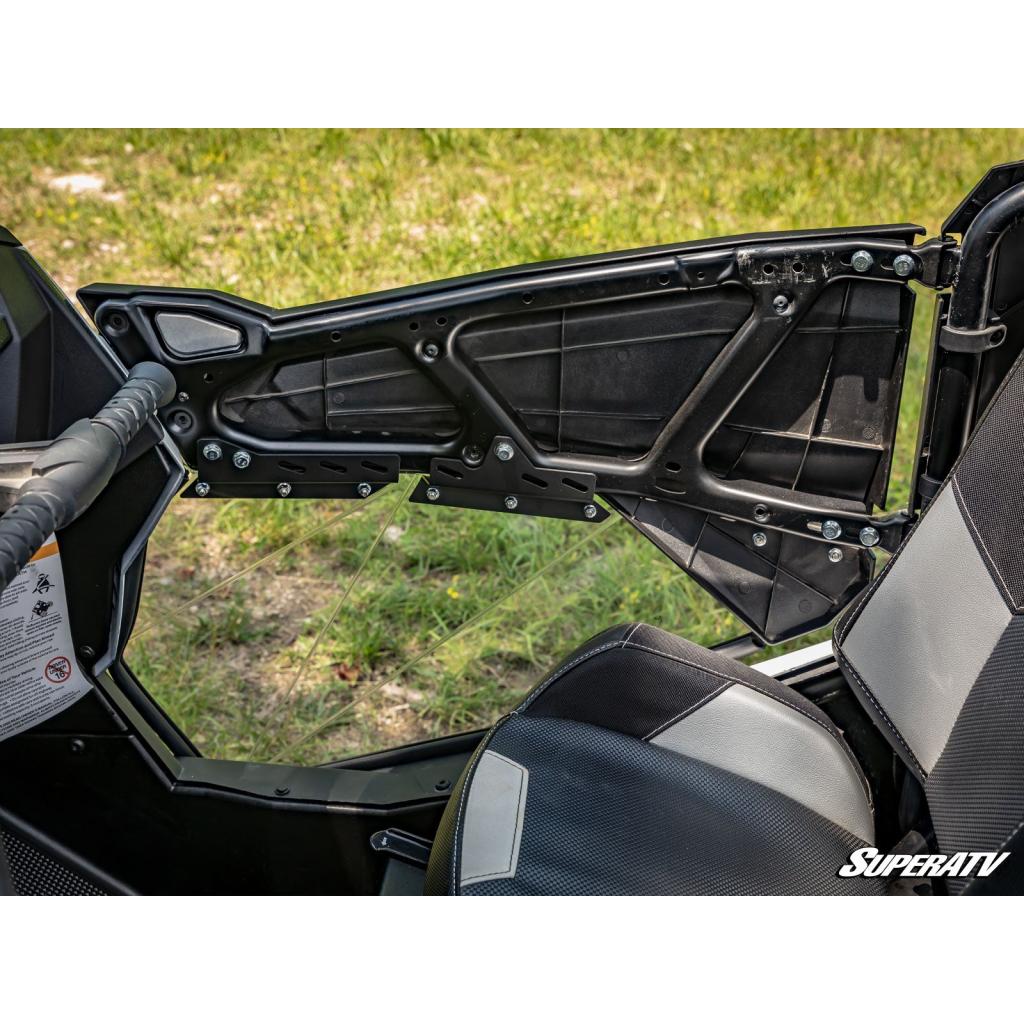 SuperATV Polaris RZR XP Turbo Clear Lower Doors - MojoMotoSport.com