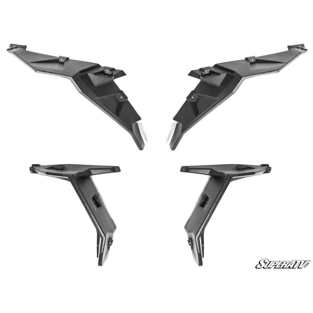 SuperATV Polaris RZR XP Turbo Fender Flares - MojoMotoSport.com