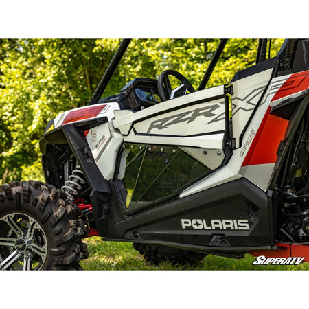 SuperATV Polaris RZR XP Turbo S Clear Lower Doors - MojoMotoSport.com