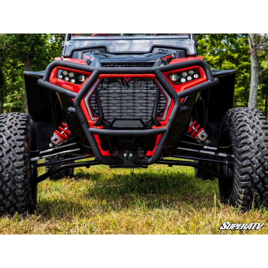 SuperATV Polaris RZR XP Turbo S High Clearance Front A - Arms - MojoMotoSport.com