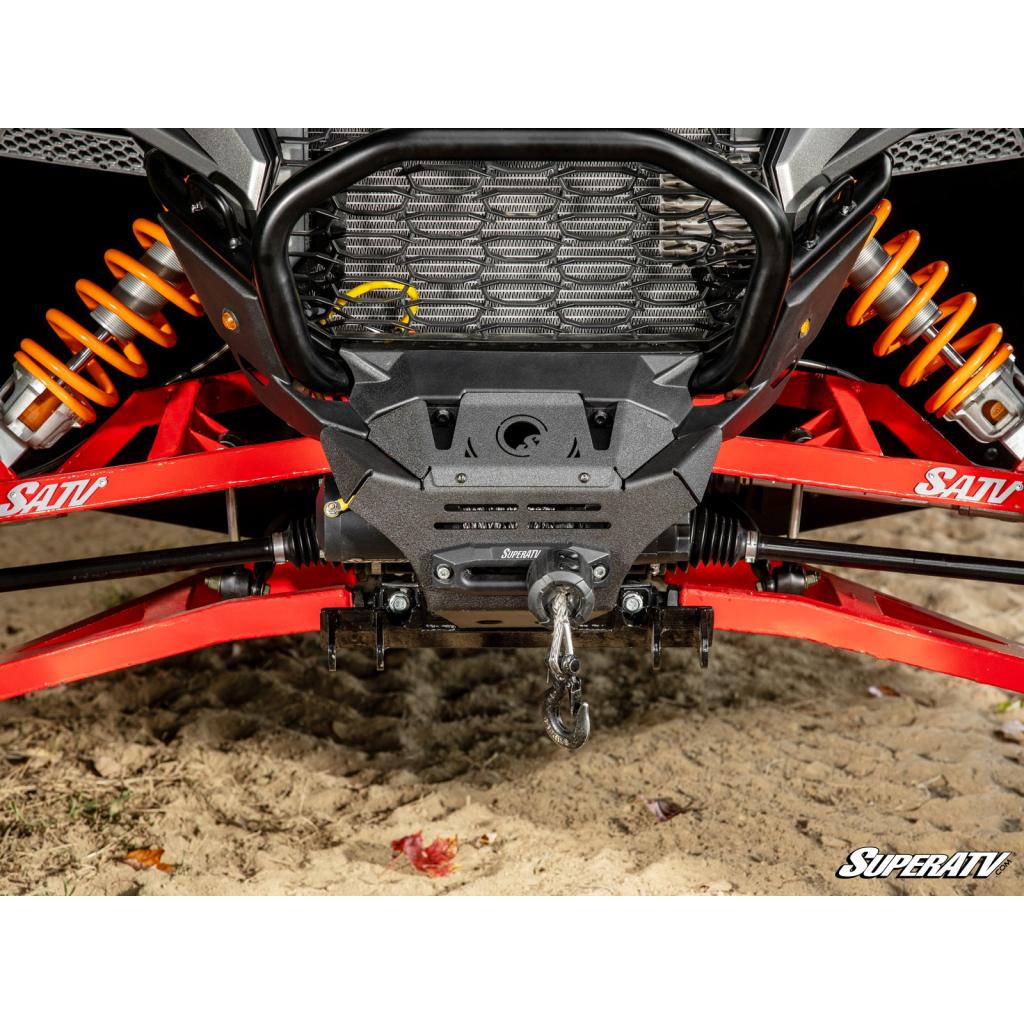 SuperATV Polaris RZR XP Winch Mount 2024+ - MojoMotoSport.com