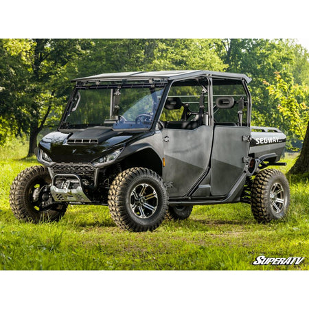 SuperATV Segway Fugleman UT10 Scratch - Resistant Flip Windshield - MojoMotoSport.com
