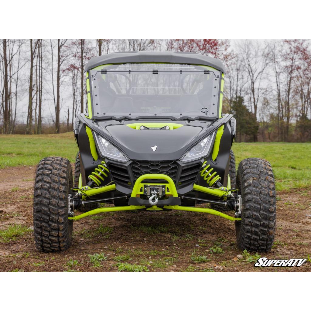 SuperATV Segway Villain Scratch - Resistant Flip Windshield - MojoMotoSport.com