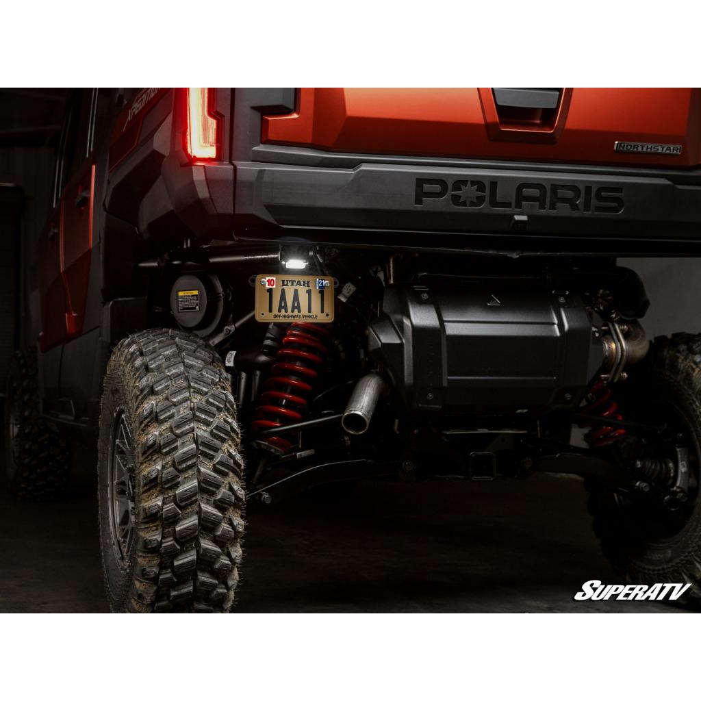 SuperATV Universal Lighted License Plate Holder - MojoMotoSport.com