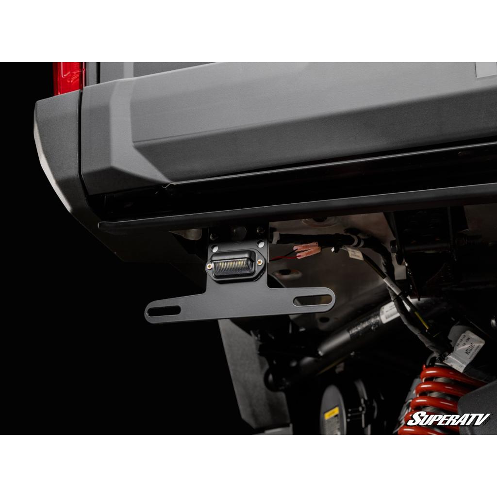 SuperATV Universal Lighted License Plate Holder - MojoMotoSport.com