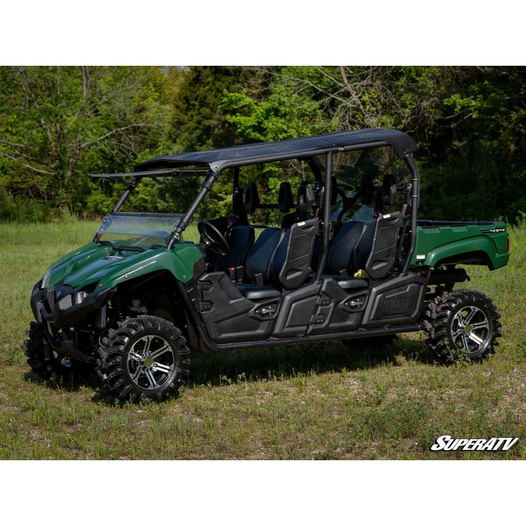 SuperATV Yamaha Viking Scratch Resistant Flip Windshield - MojoMotoSport.com