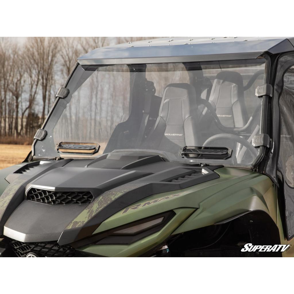 SuperATV Yamaha Wolverine RMAX Vented Full Windshield - MojoMotoSport.com