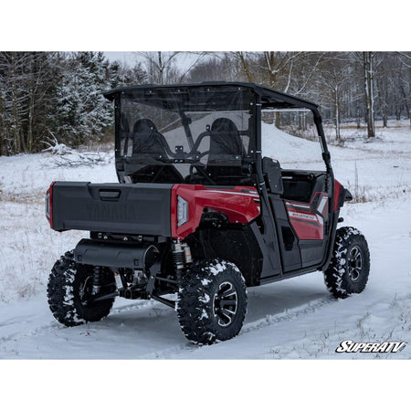 SuperATV Yamaha Wolverine X2 850 Rear Windshield - MojoMotoSport.com