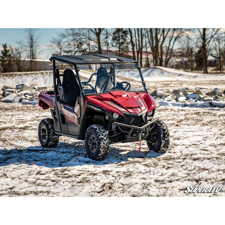 SuperATV Yamaha Wolverine X4 850 Winch Mounting Plate - MojoMotoSport.com
