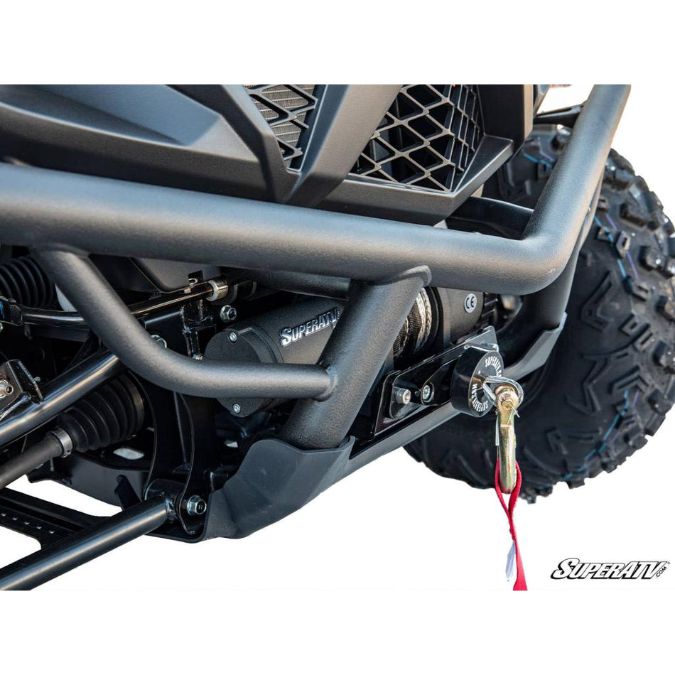 SuperATV Yamaha Wolverine X4 850 Winch Mounting Plate - MojoMotoSport.com