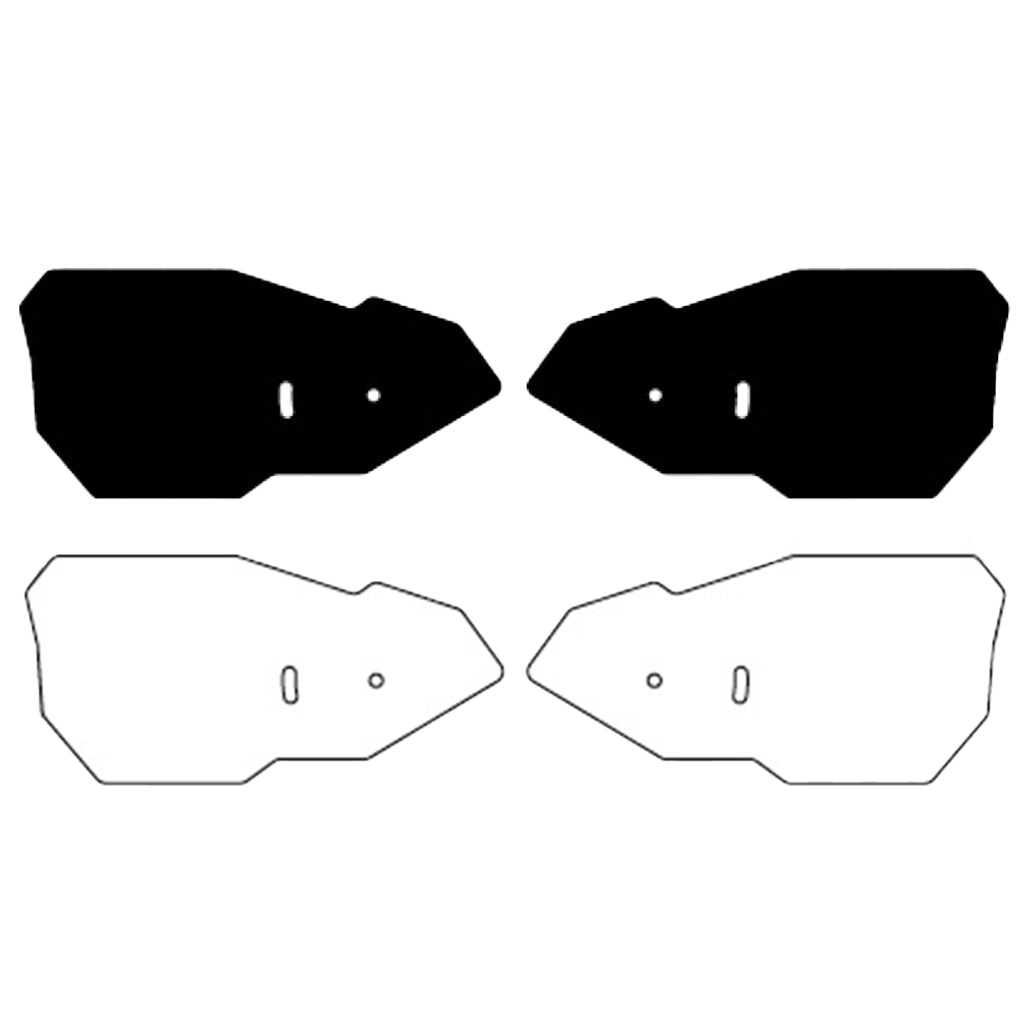 SXS Mini Burly Handguard Shields - MojoMotoSport.com