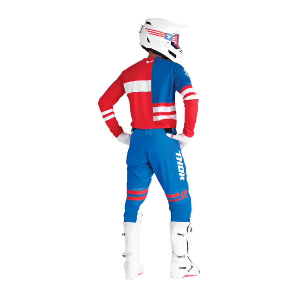 Thor 2025 Launchmode Patriot Jersey/Pant Kit - MojoMotoSport.com