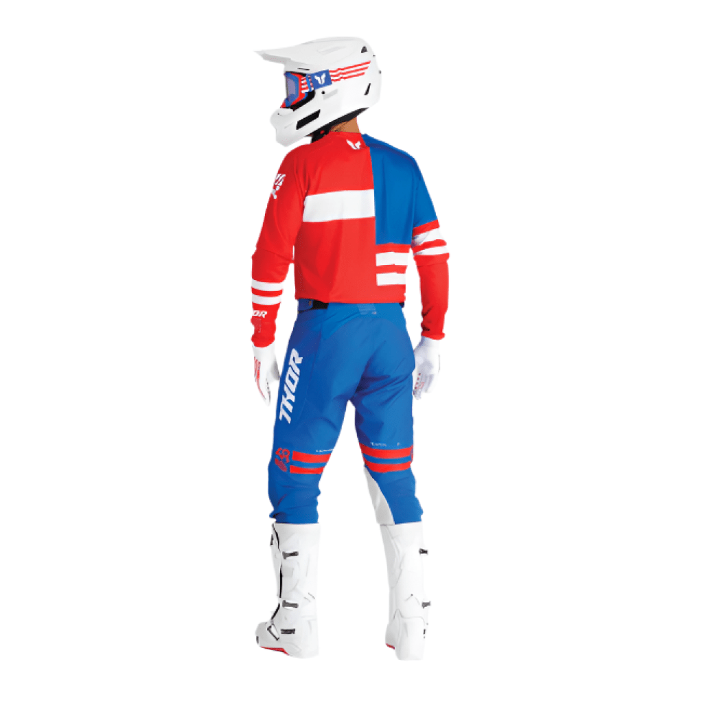 Thor 2025 Launchmode Patriot Jersey/Pant Kit - MojoMotoSport.com