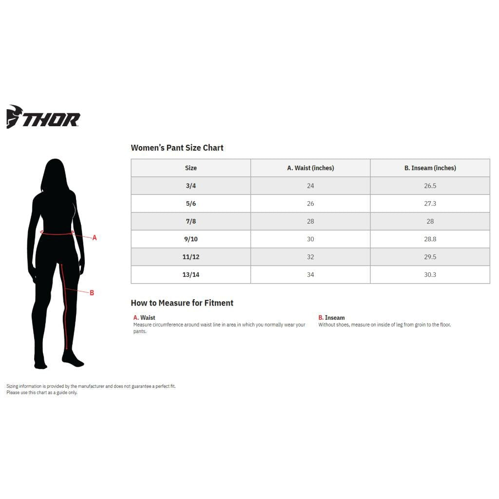 Thor Women's Prime Blaze Pants - MojoMotoSport.com