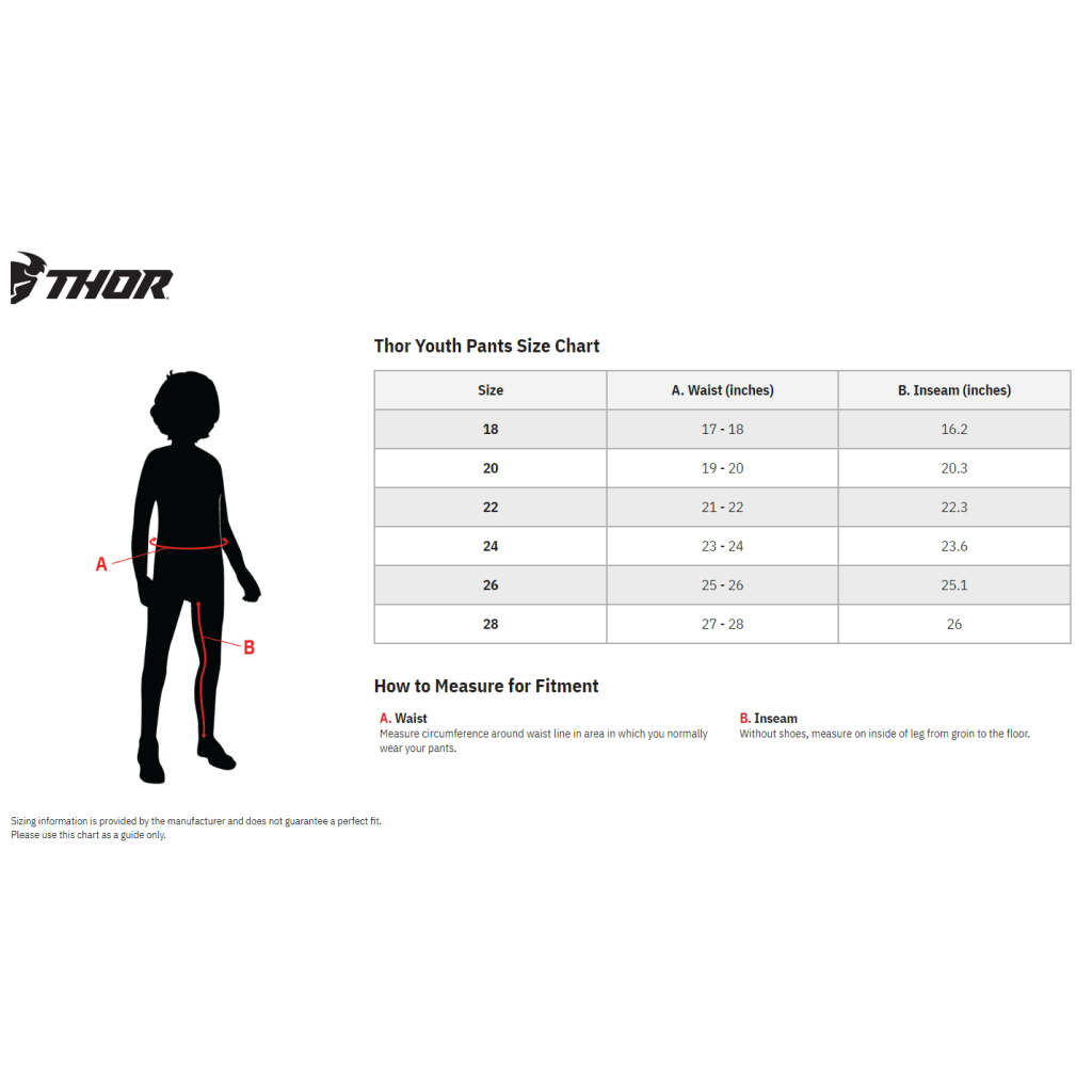 Thor Youth Sector Minimal Pants - MojoMotoSport.com