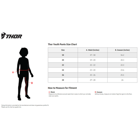 Thor Youth Sector Minimal Pants - MojoMotoSport.com