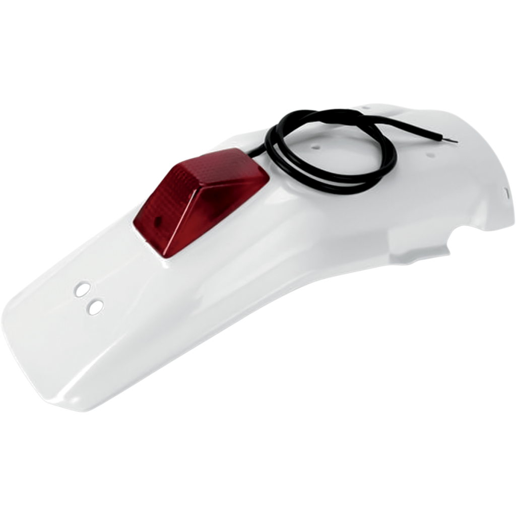 UFO Honda Enduro Rear Fender w/ 21/5W Light | HO02650 - MojoMotoSport.com