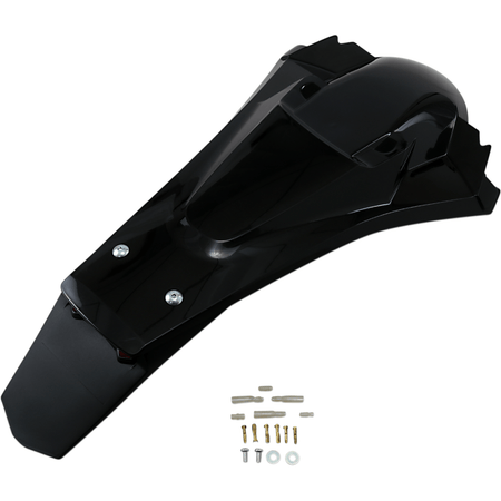 UFO Husqvarna Enduro Rear Fender w/ Light | HU03388 - MojoMotoSport.com