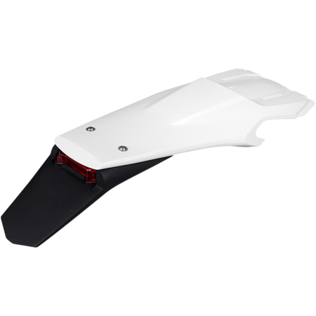 UFO Husqvarna Enduro Rear Fender w/ Light | HU03398 - MojoMotoSport.com