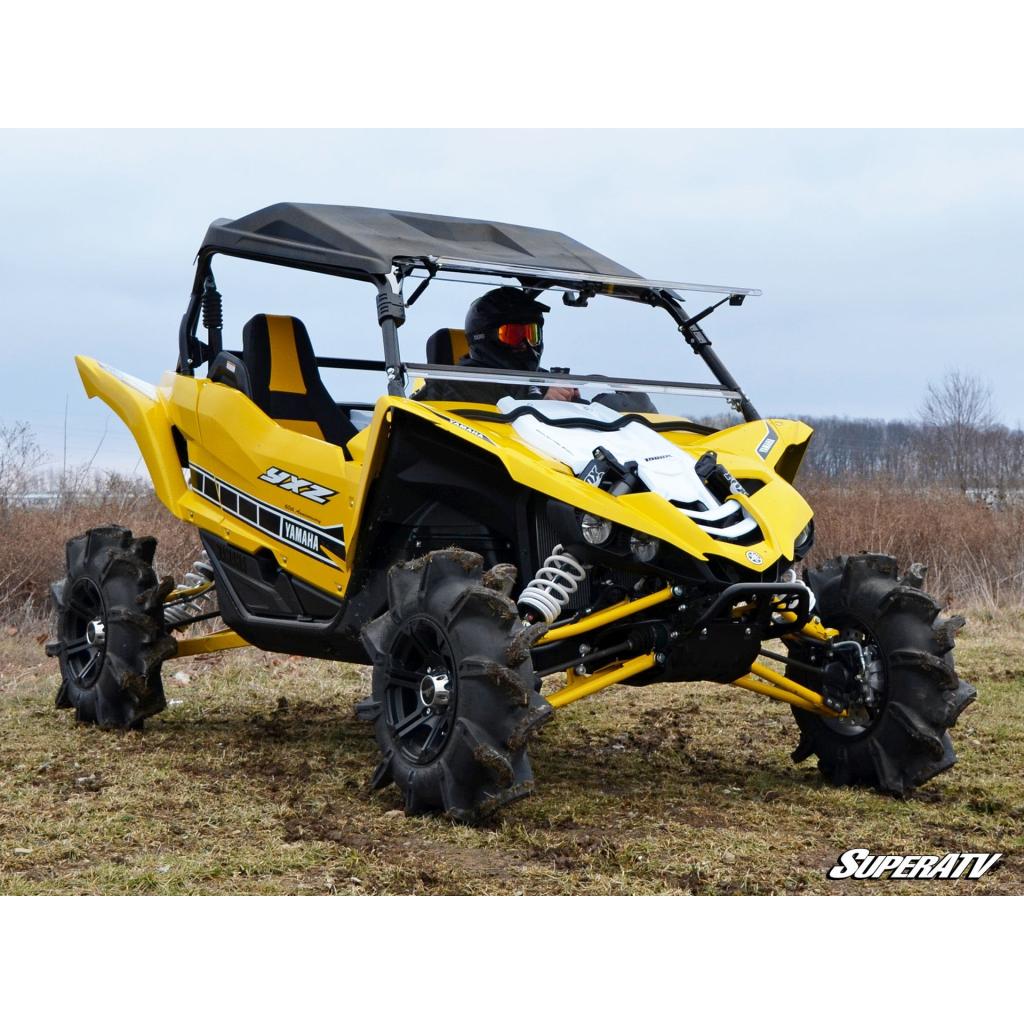 SuperATV Yamaha YXZ Scratch Resistant Flip Windshield