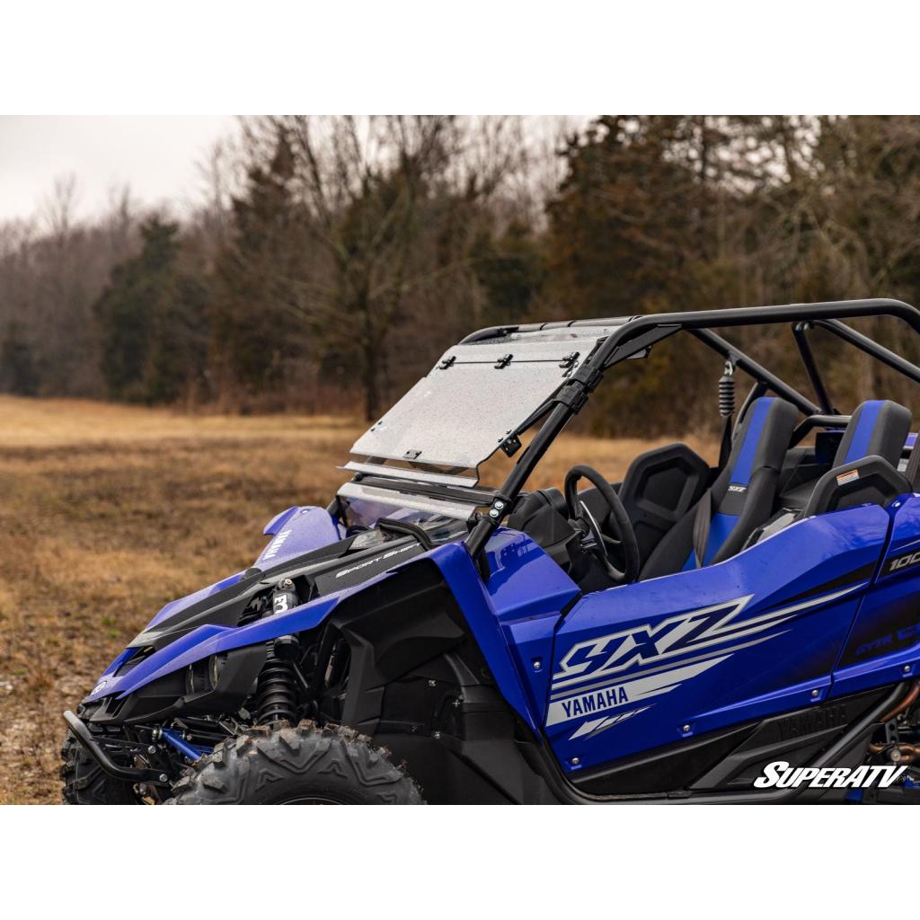 SuperATV Yamaha YXZ Scratch Resistant Flip Windshield