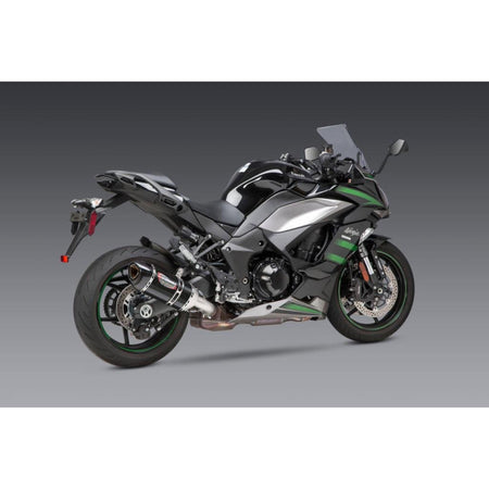 Yoshimura Alpha Slip - On Exhaust For Kawasaki Ninja 1000SX (2020 - 2023) | 14161BP220 - MojoMotoSport.com