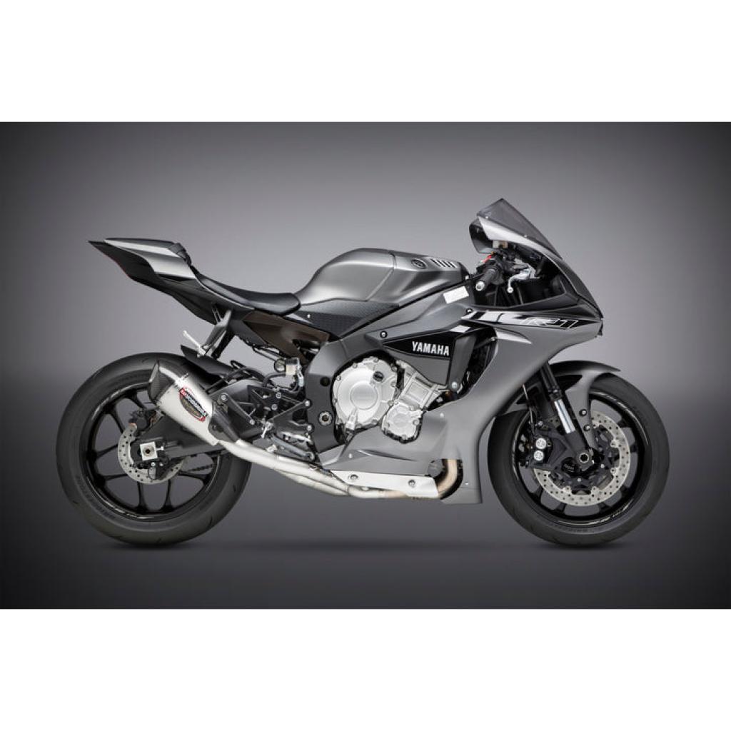 Yoshimura Alpha Slip - On Exhaust For Yamaha YZF R1 (2015 - 2023) | 13141CP520 - MojoMotoSport.com