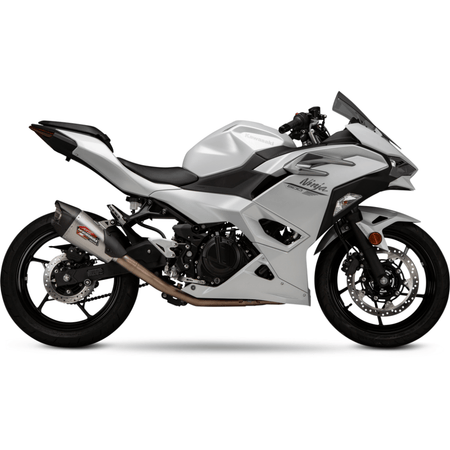Yoshimura AT2 Stainless Full Exhaust System 2024 Kawasaki Ninja 500/Z500 | 14730AP520 - MojoMotoSport.com