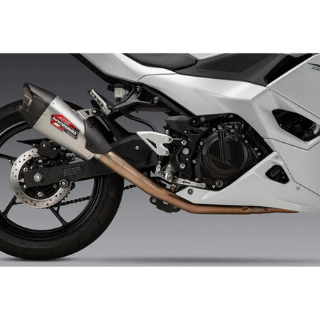 Yoshimura AT2 Stainless Full Exhaust System 2024 Kawasaki Ninja 500/Z500 | 14730AP520 - MojoMotoSport.com