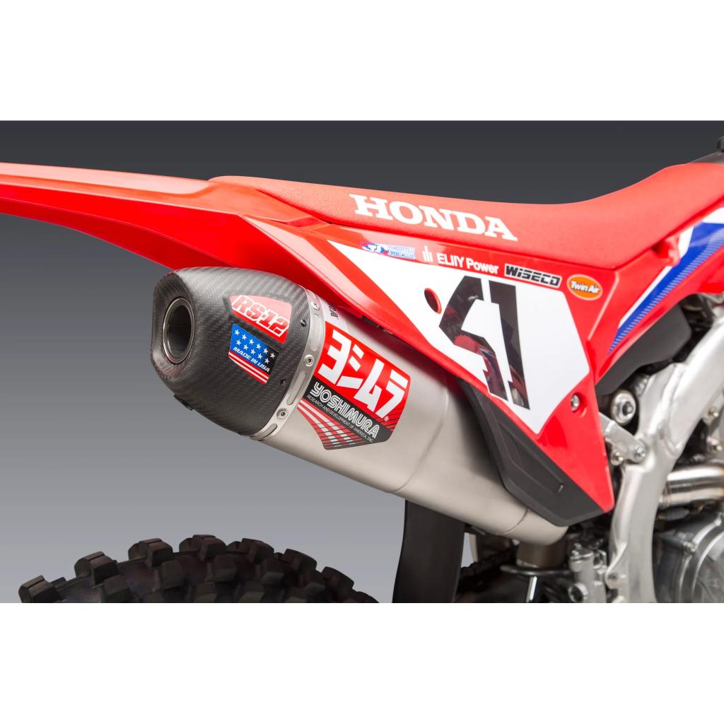 Yoshimura RS - 12 Signature Series Stainless Full Exhaust System 2022 - UP CRF250R/RX | 228450S320 - MojoMotoSport.com