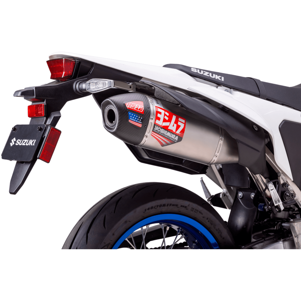 Yoshimura Street Exhaust RS - 12 Stainless Muffler Suzuki DR - Z4 | 116612S520 - MojoMotoSport.com