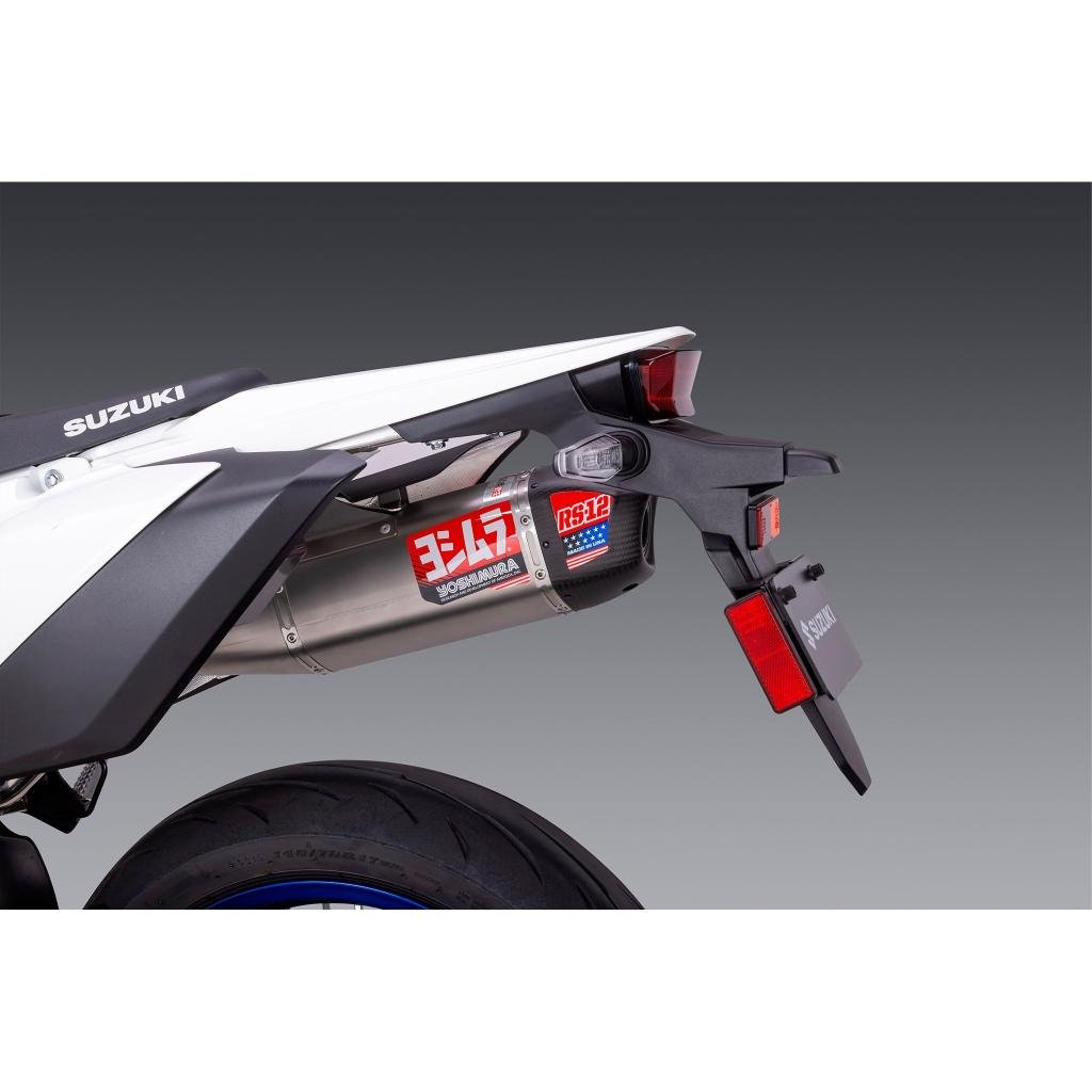 Yoshimura Street Exhaust RS - 12 Stainless Muffler Suzuki DR - Z4 | 116612S520 - MojoMotoSport.com