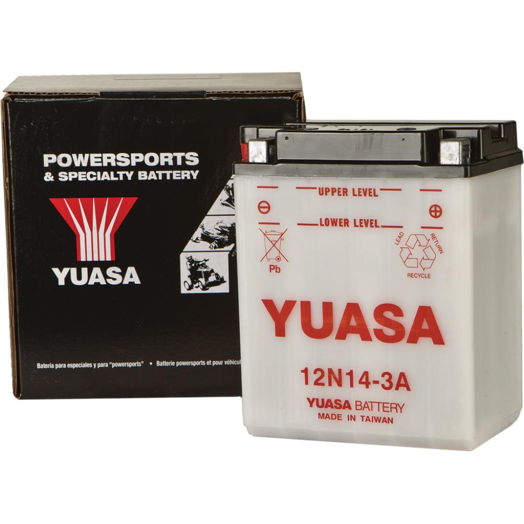 Yuasa Battery 12n14 3a Conventional - MojoMotoSport.com