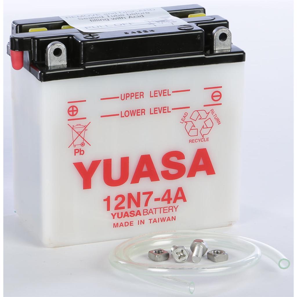 Yuasa Battery 12n7 4a Conventional - MojoMotoSport.com