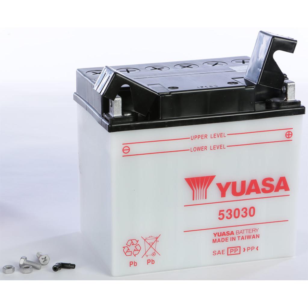 Yuasa Battery 53030 Conventional - MojoMotoSport.com