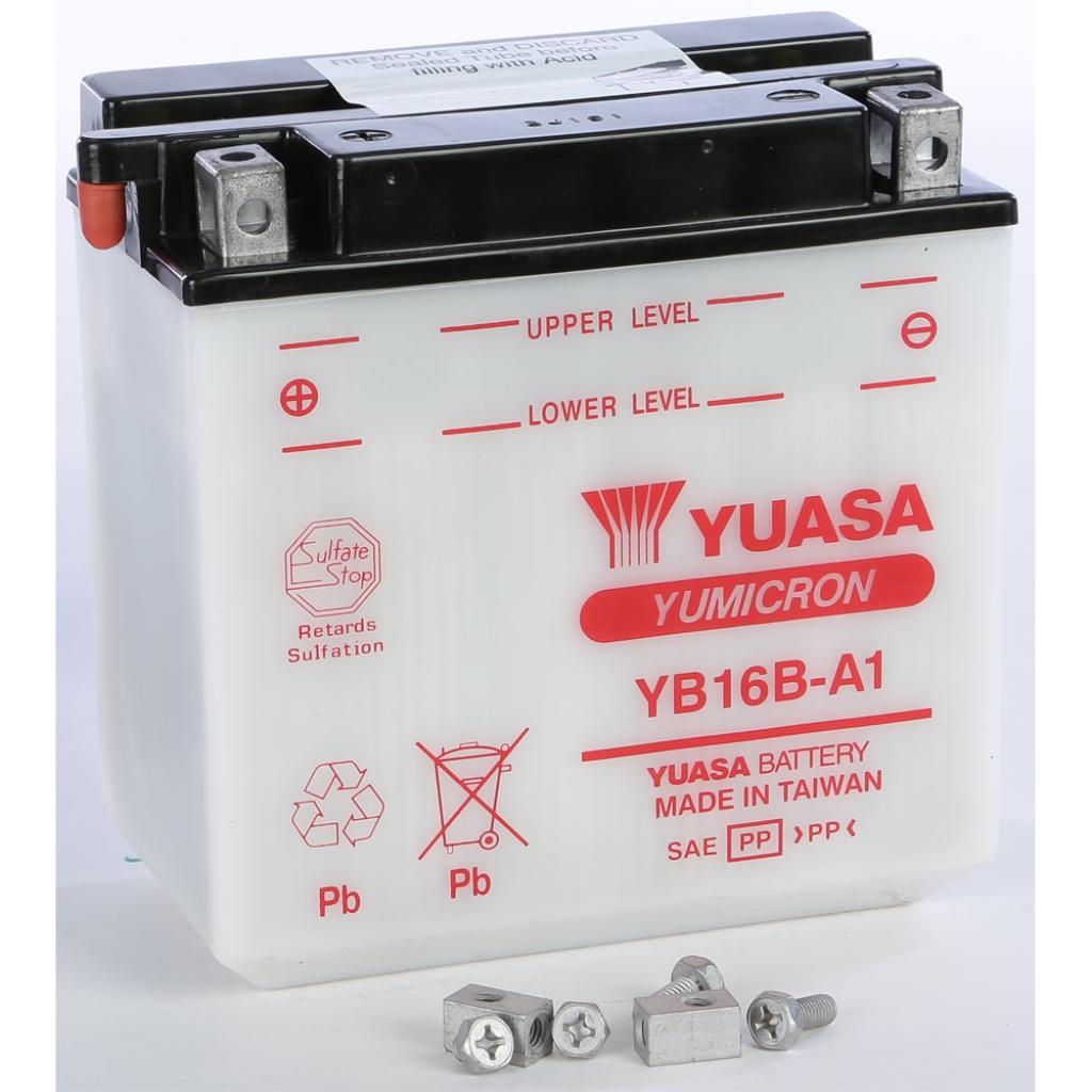 Yuasa Battery Yb16b A1 Conventional - MojoMotoSport.com