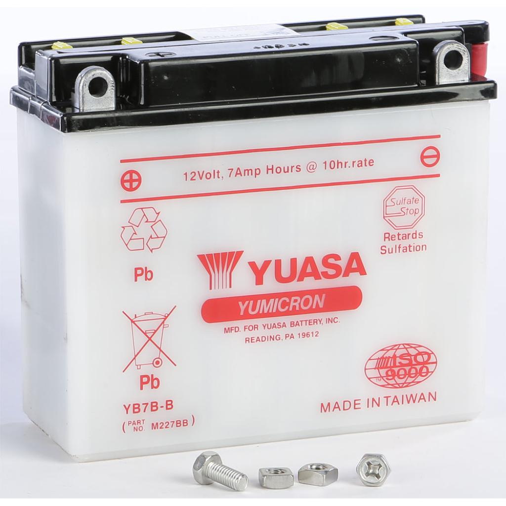 Yuasa Battery YB7B B Conventional - MojoMotoSport.com