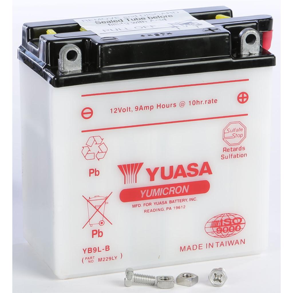 Yuasa Battery Yb9l B Conventional - MojoMotoSport.com