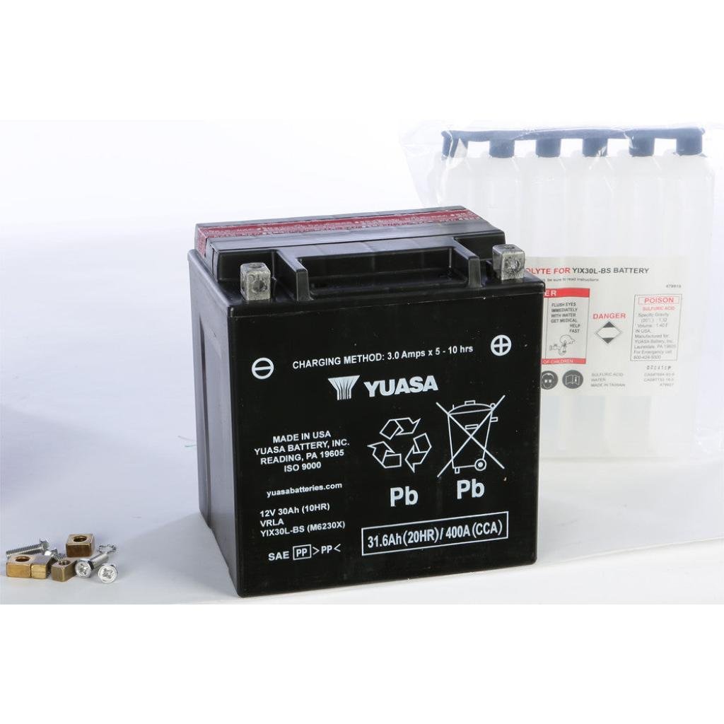 Yuasa Battery Yix30l Bs Pw Maintenance Free - MojoMotoSport.com
